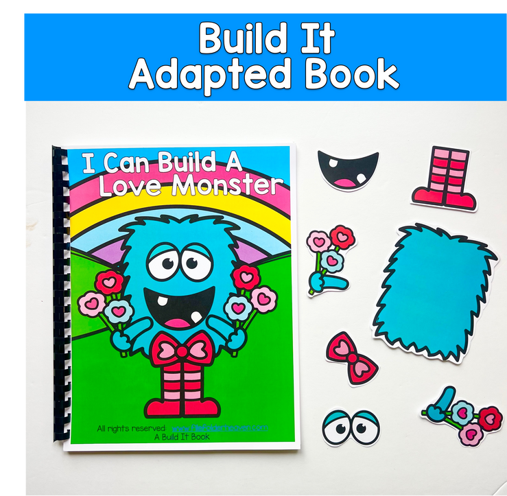 Build It Adapted Book For Following Directions: I CAN BUILD A LOVE MONSTER 2