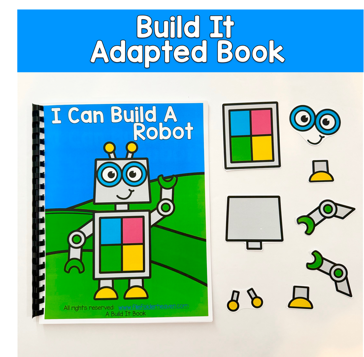 Build It Adapted Book For Following Directions: I CAN BUILD A ROBOT 2