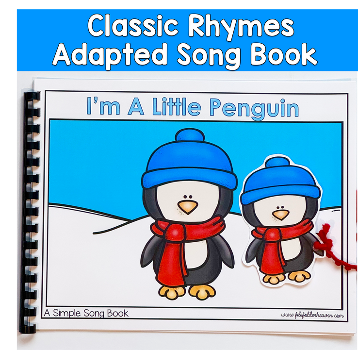I'm A Little Penguin Adapted Song Book For Circle Time In Special Education