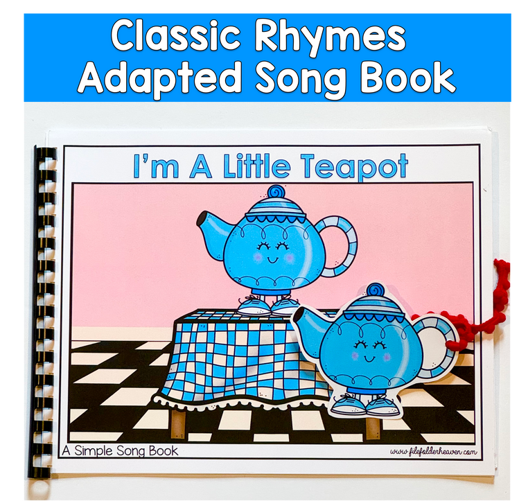 I'm A Little Teapot Adapted Book For Circle Time In Special Education