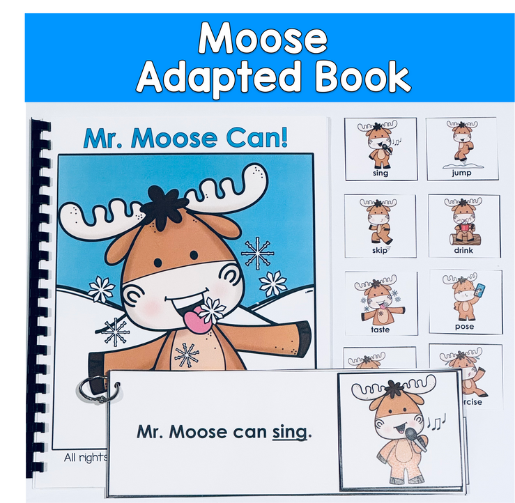Moose Adapted Book For Verbs And The Core Word CAN