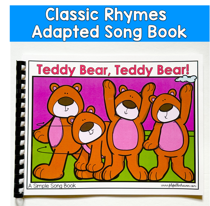Teddy Bear Teddy Bear Adapted Book For Circle Time In Special Education