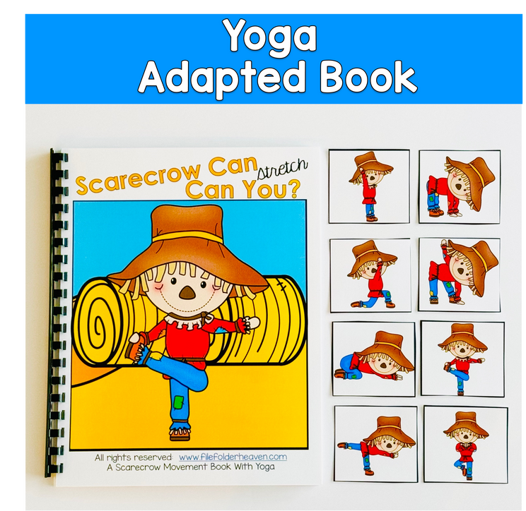 Scarecrow Yoga Adapted Book For Movement And Imitation Skills