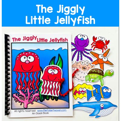 The Jiggly Little Jellyfish adapted book