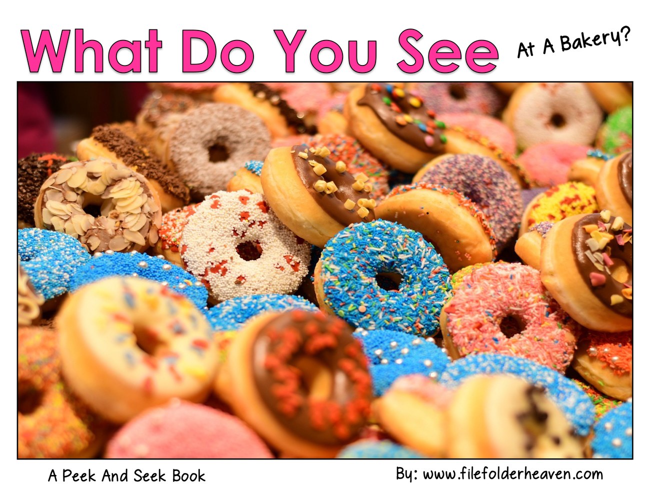 What Do You See At A Bakery? interactive adapted book