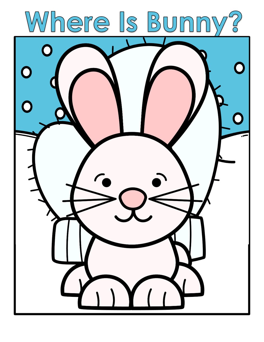 Where Is Bunny? interactive adapted book