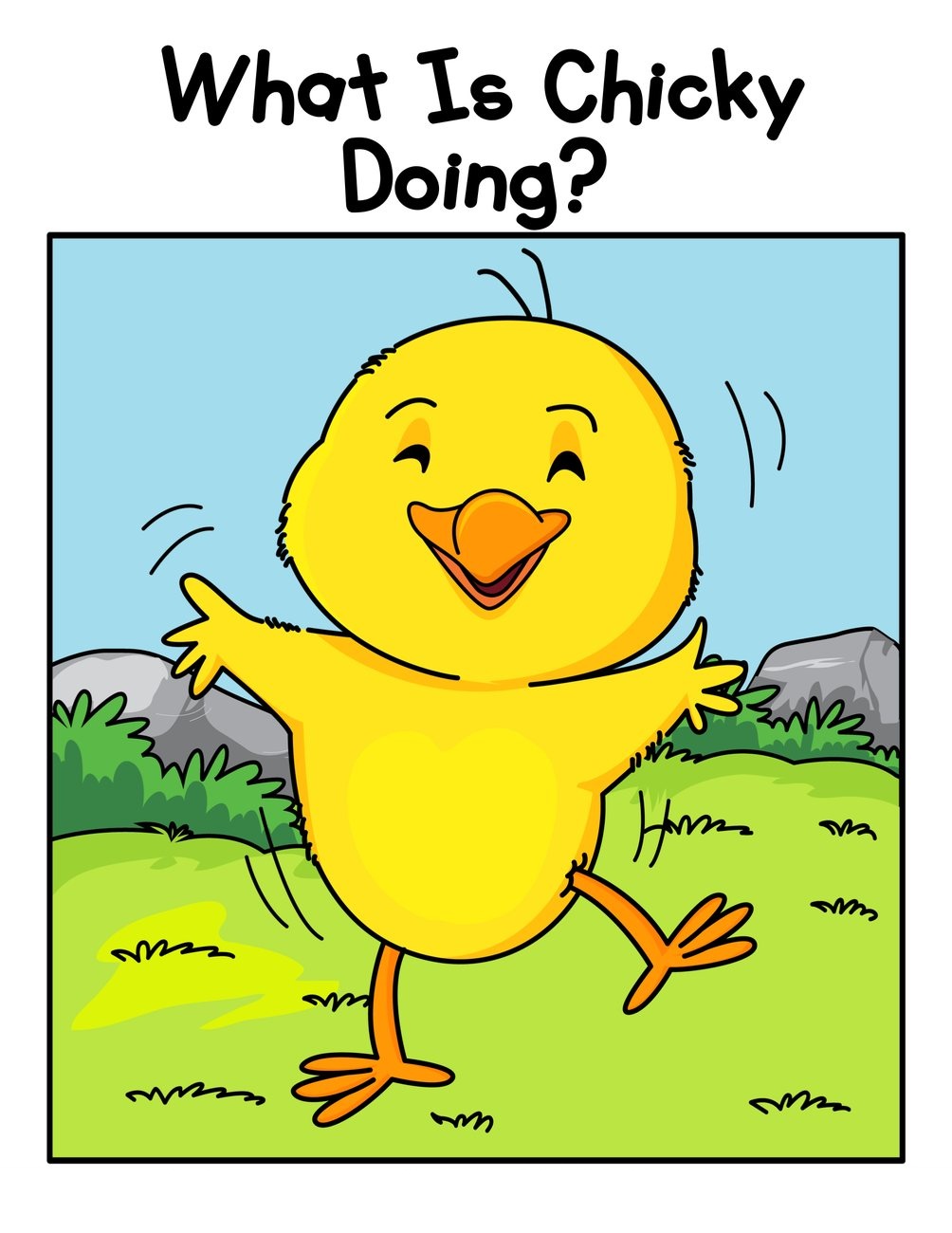 What Is Chicky Doing? digital adapted book for special education