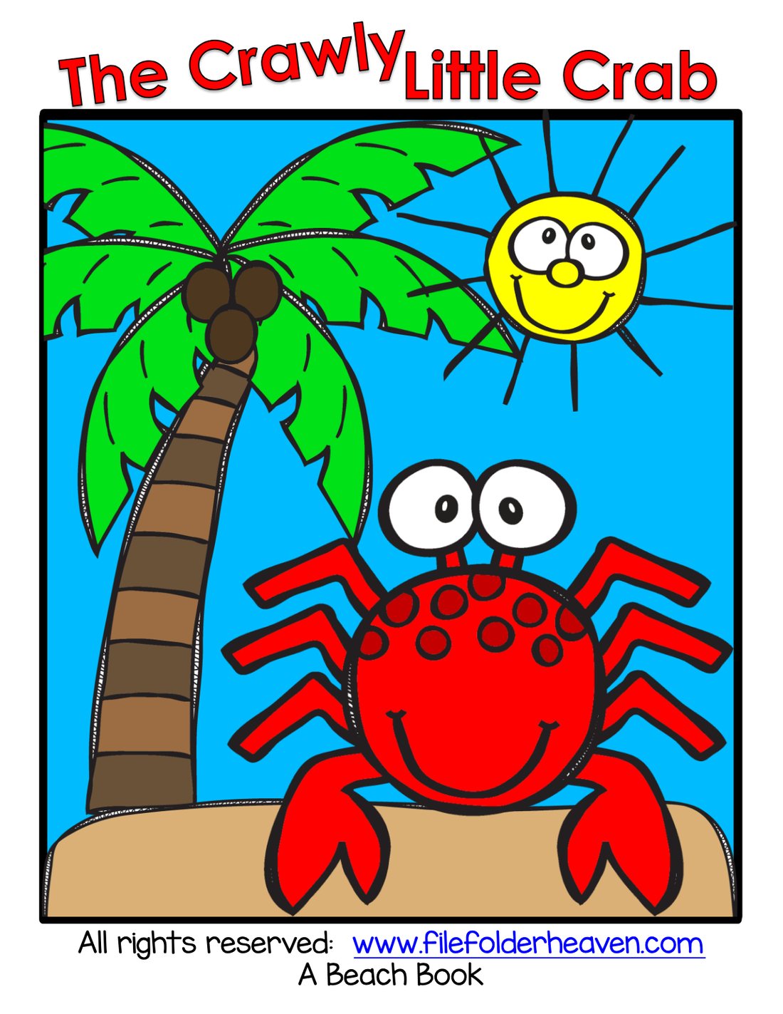 The Crawly Little Crab interactive adapted book