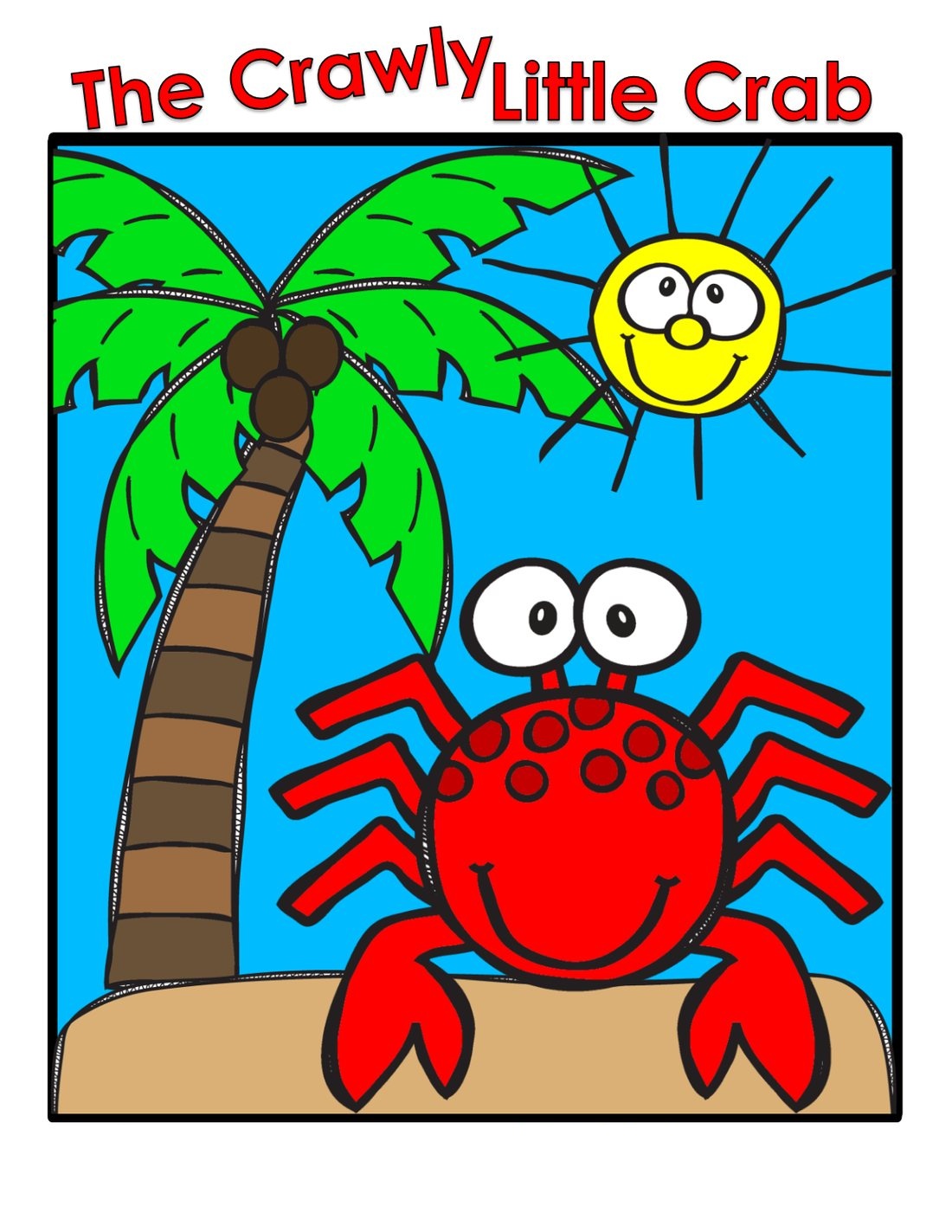 The Crawly Little Crab interactive adapted book