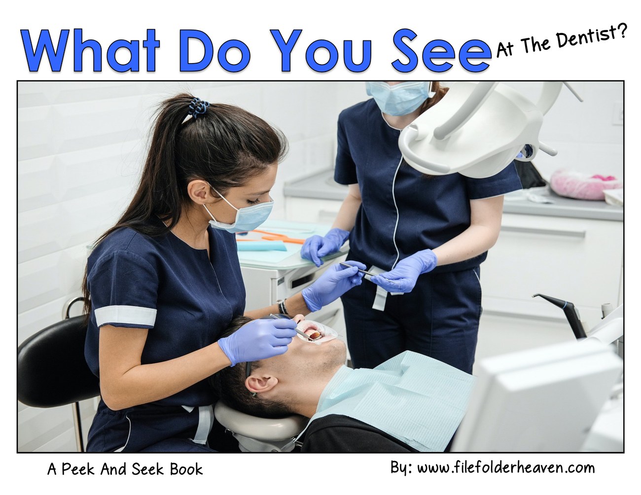 What Do You See at the Dentist? interactive adapted book