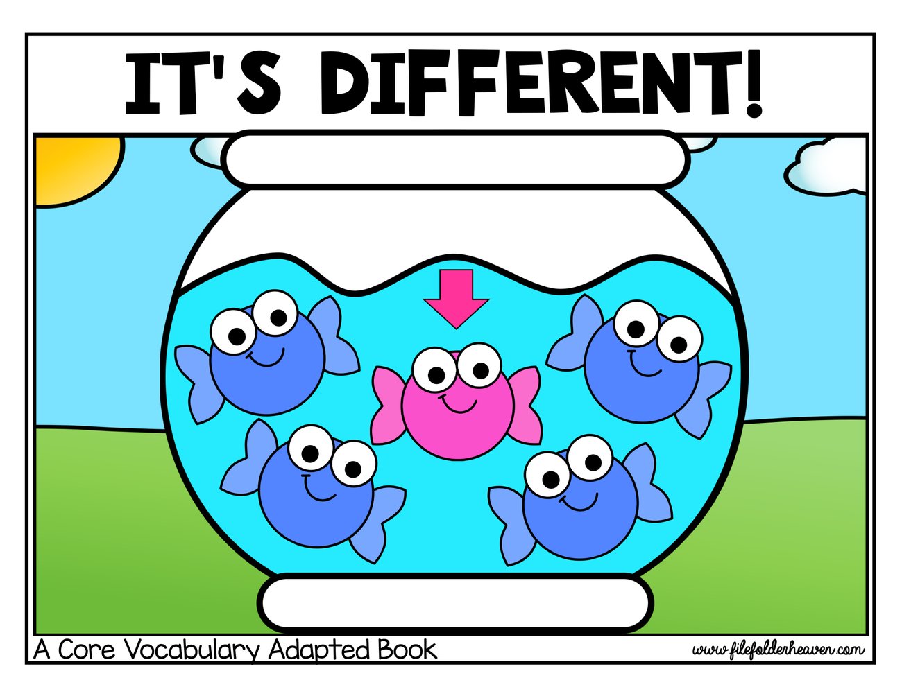 It's Different! digital adapted book for special education