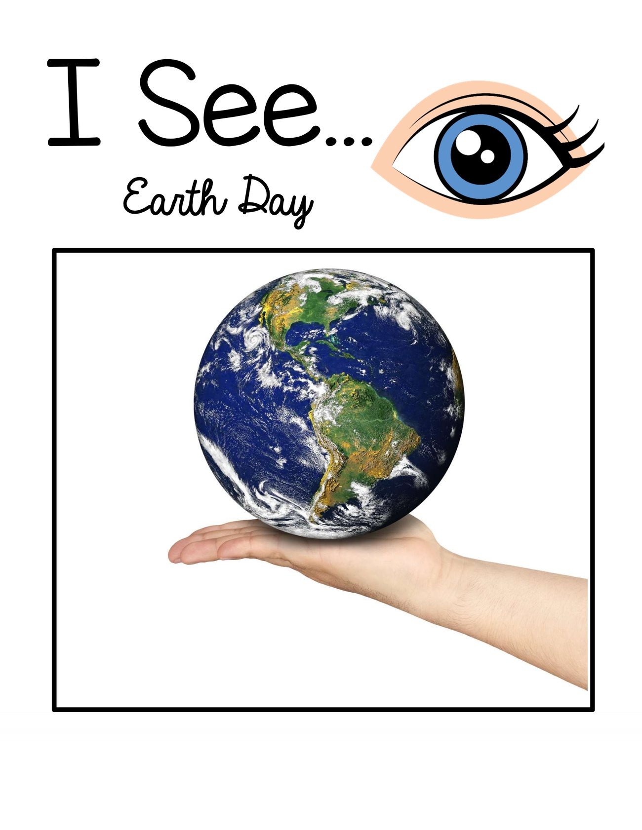 I See… Earth Day digital adapted book for special education