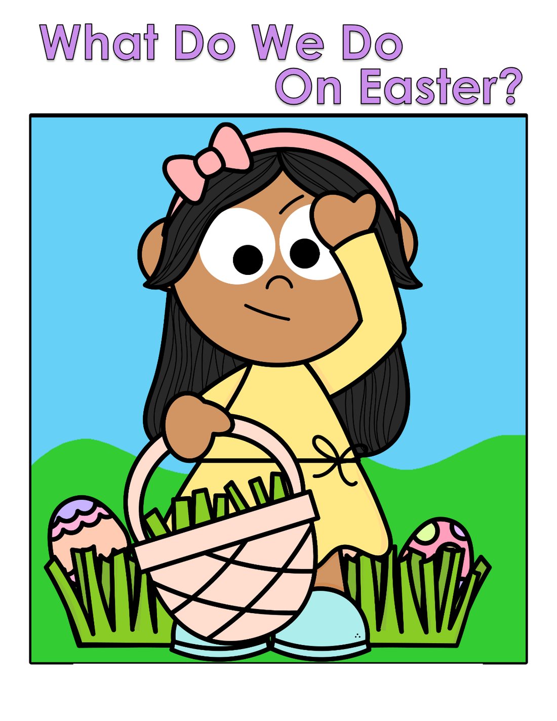 What Do We Do On Easter? interactive adapted book