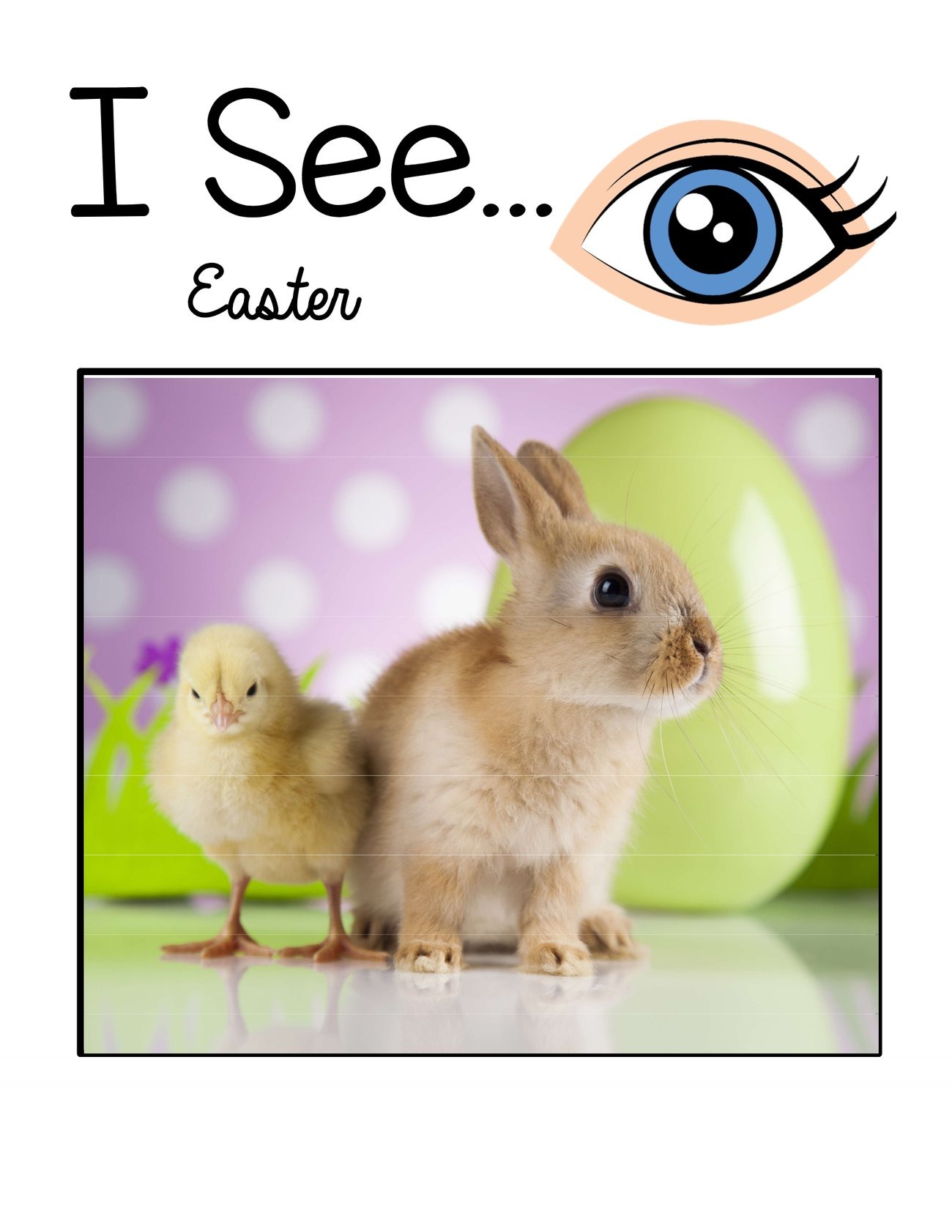 I See… Easter interactive adapted book