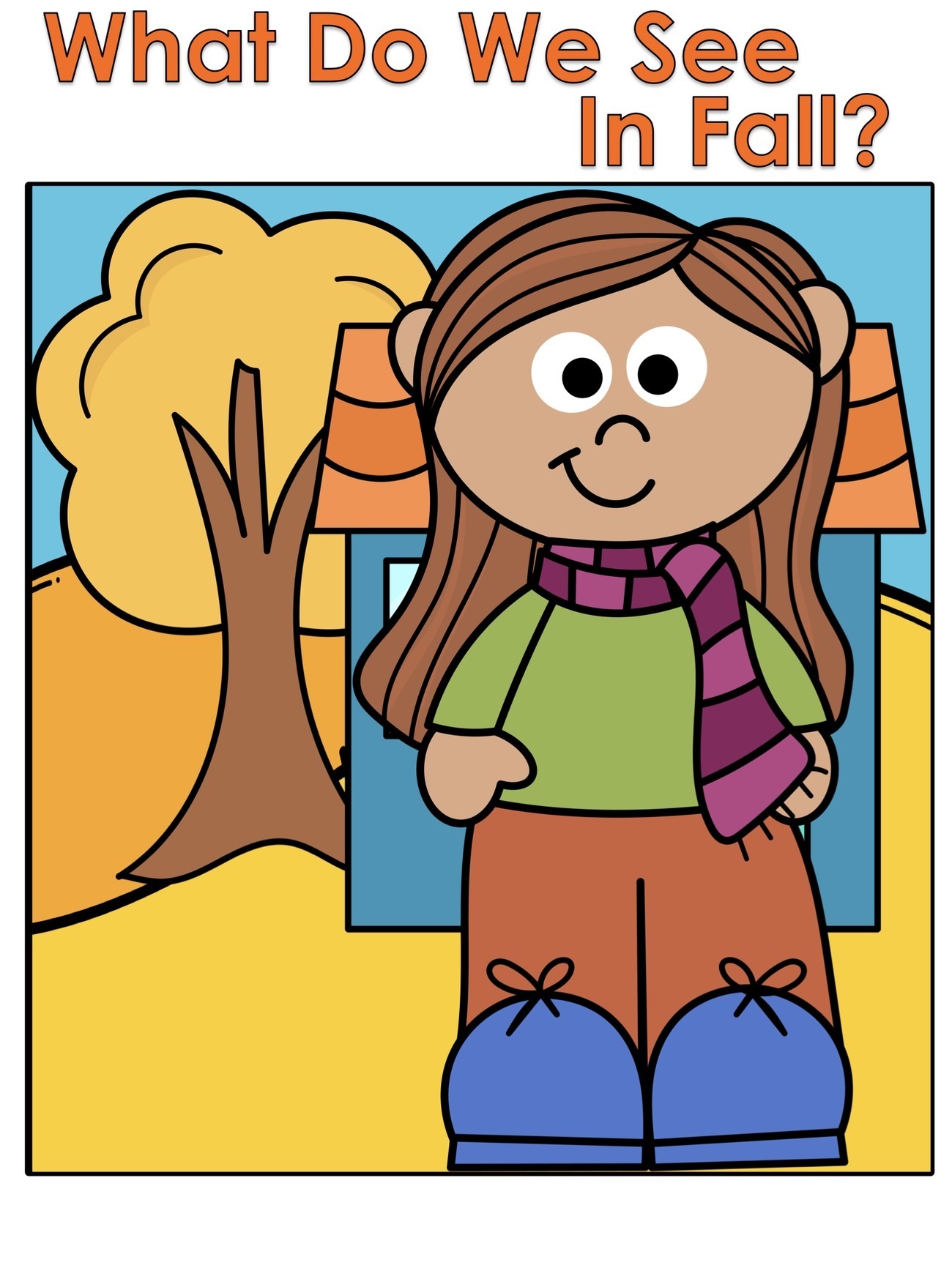 What Do We See In Fall? interactive adapted book
