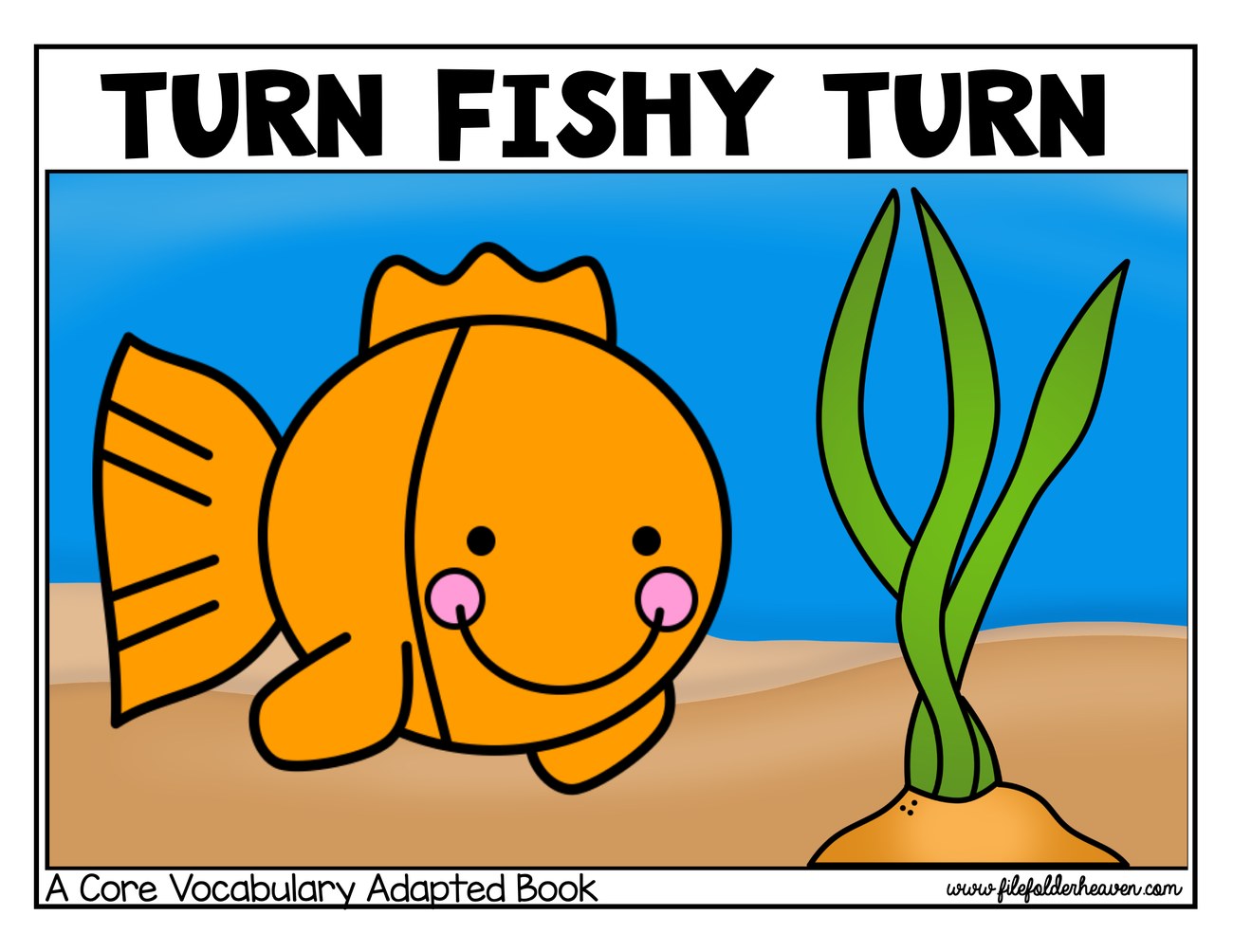 Turn Fishy Turn interactive adapted book