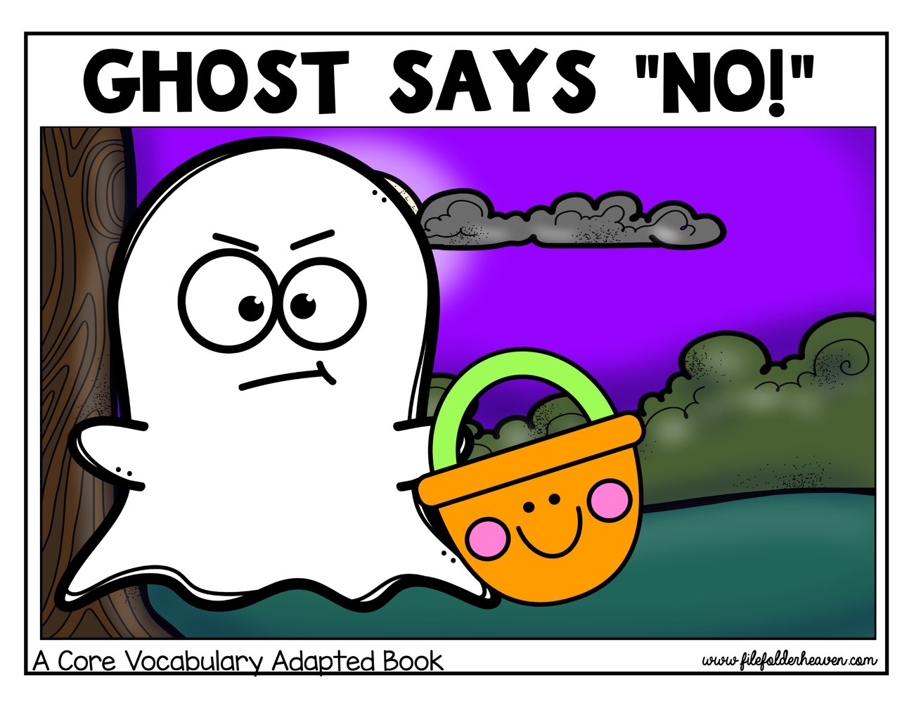 Ghost Says No interactive adapted book