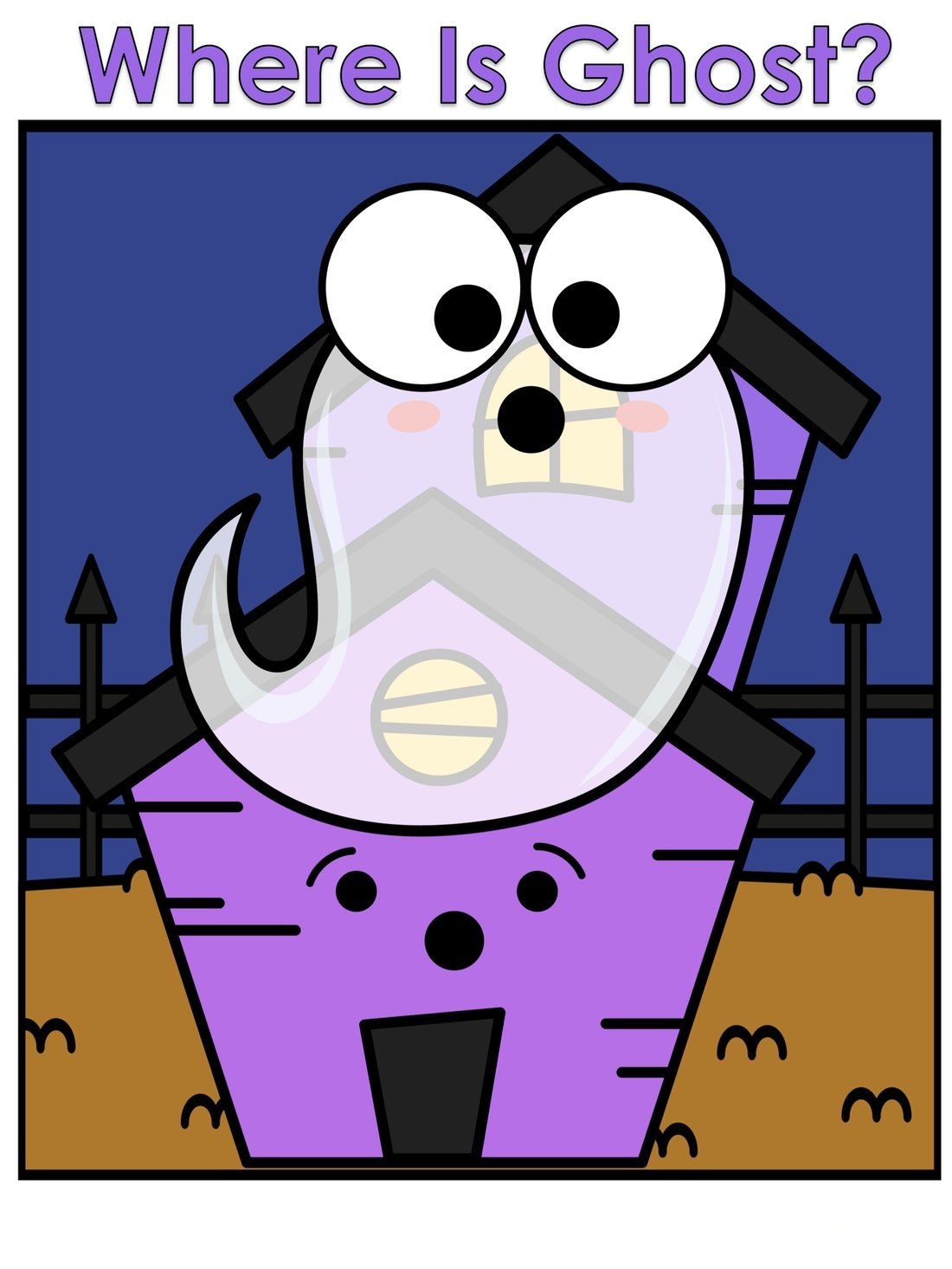 Where Is Ghost? interactive adapted book