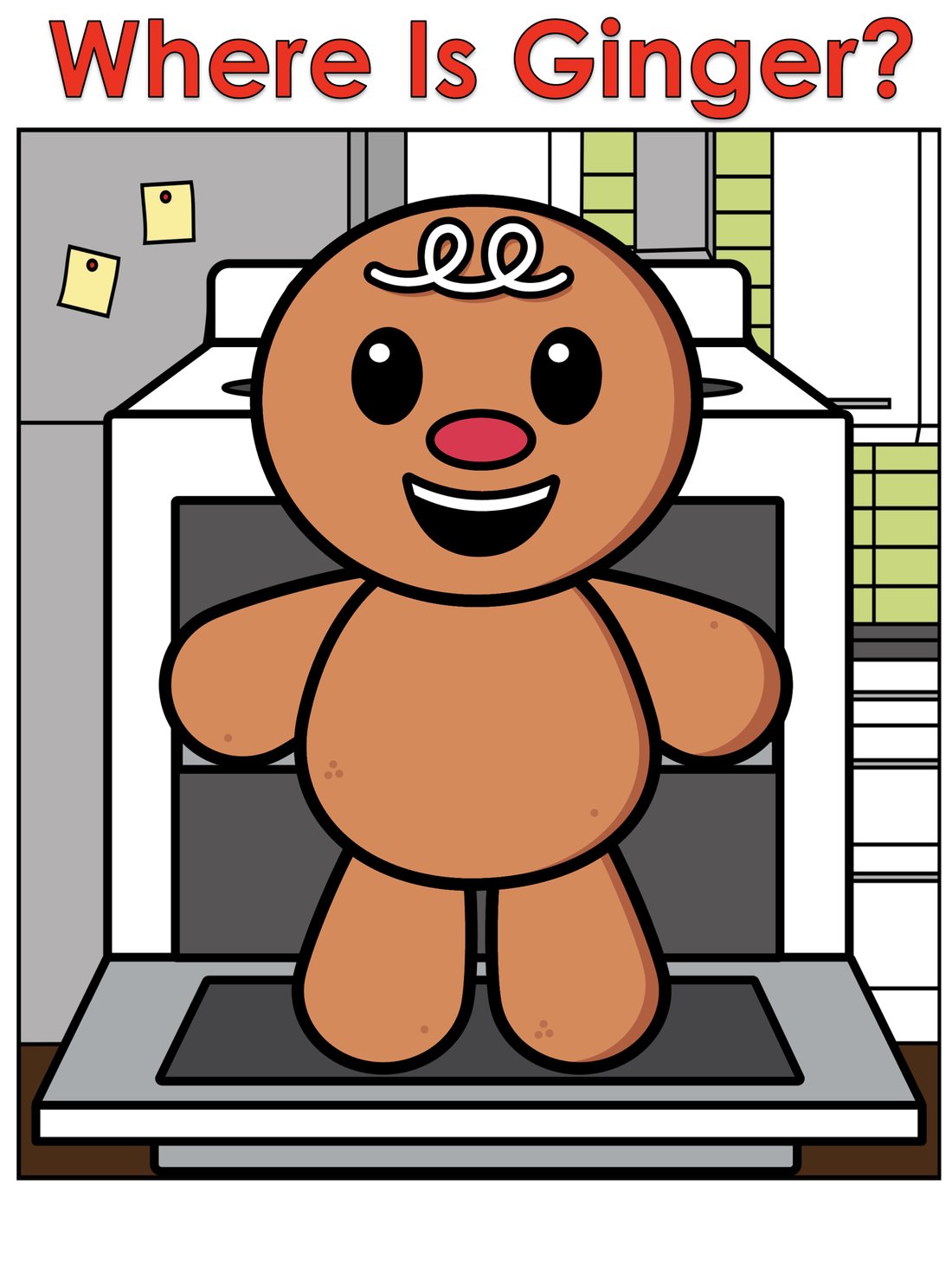 Where Is Ginger? interactive adapted book