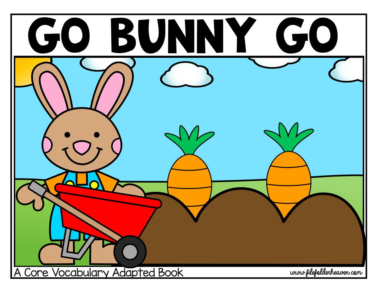 Go Bunny Go! interactive adapted book