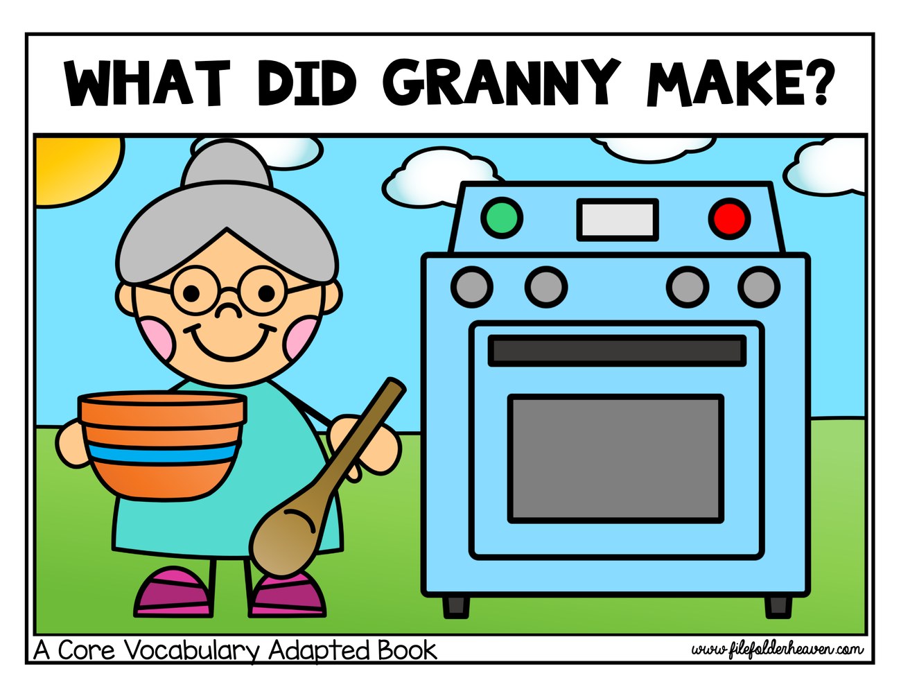 What Did Granny Make? interactive adapted book