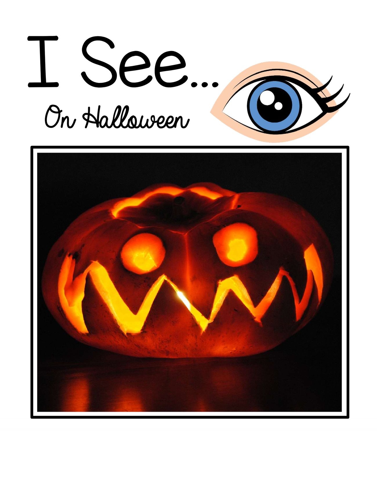 I See… On Halloween digital adapted book for special education