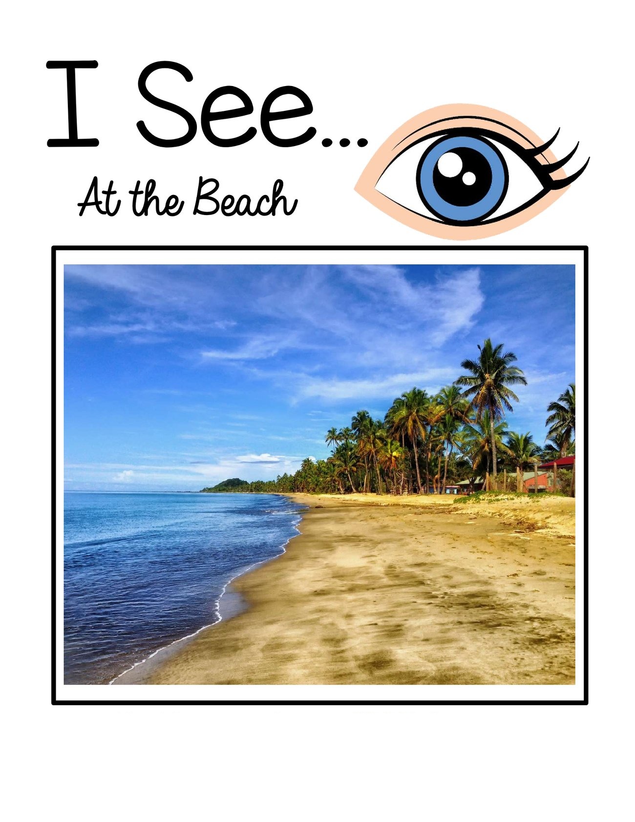 I See… At the Beach interactive adapted book