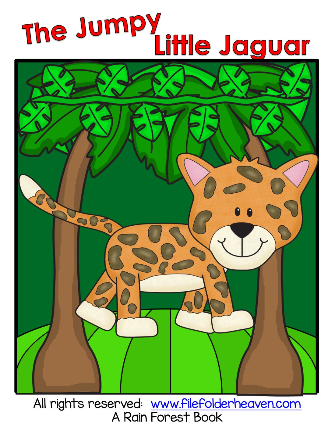 The Jumpy Little Jaguar interactive adapted book