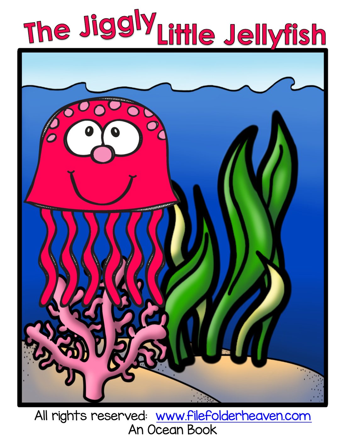 The Jiggly Little Jellyfish interactive adapted book