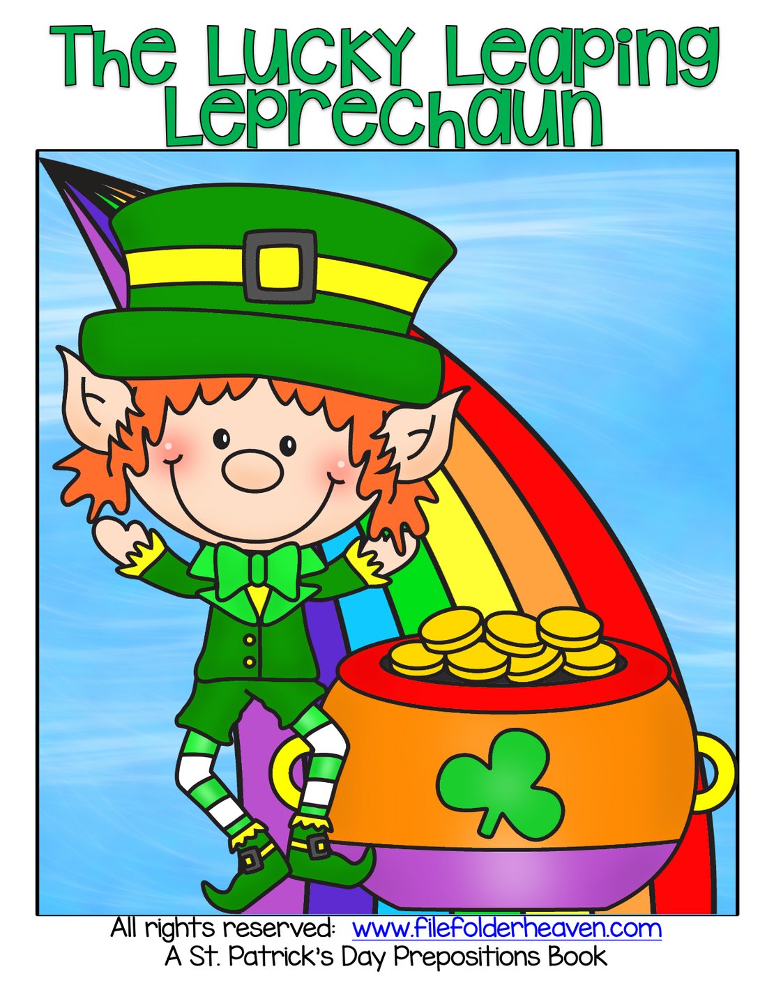 The Lucky Leaping Leprechaun interactive adapted book