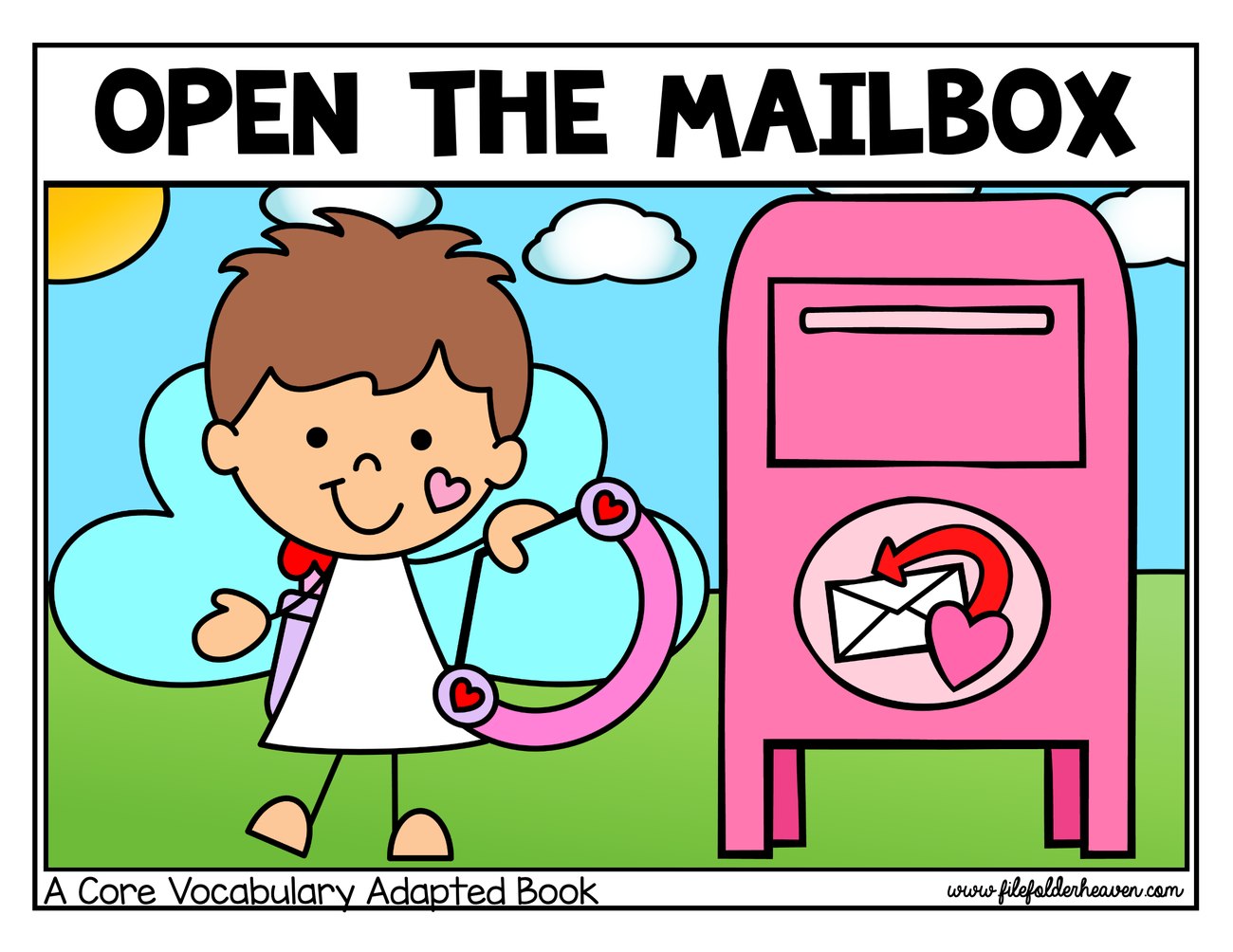 Open The Mailbox interactive adapted book