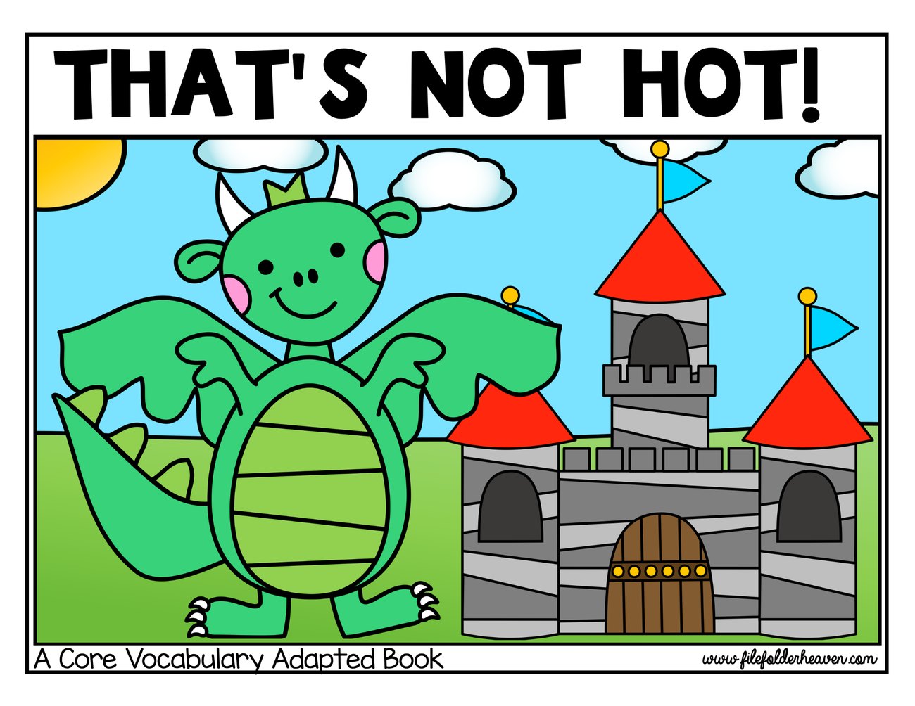 That's Not Hot! interactive adapted book