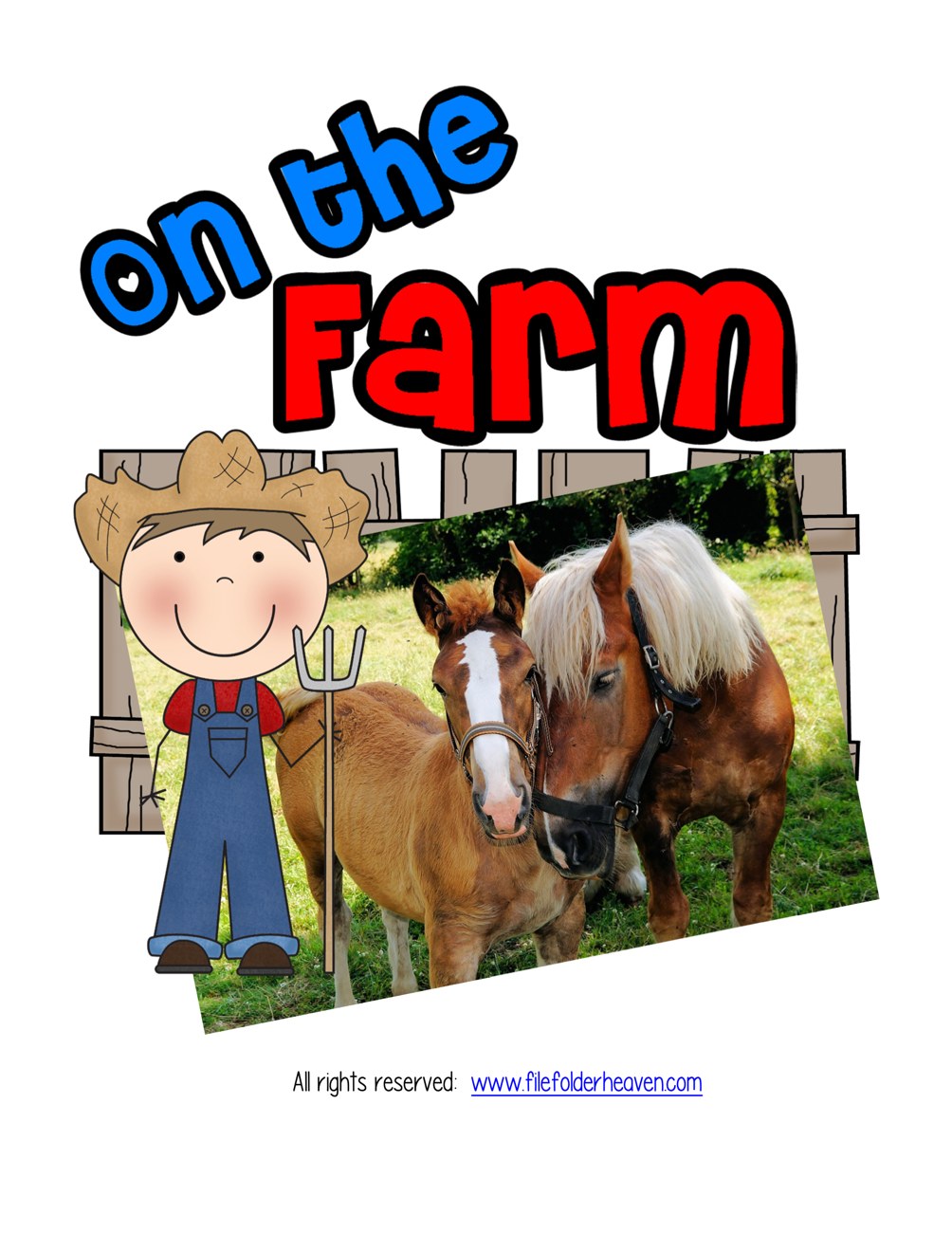 On the Farm digital adapted book for special education