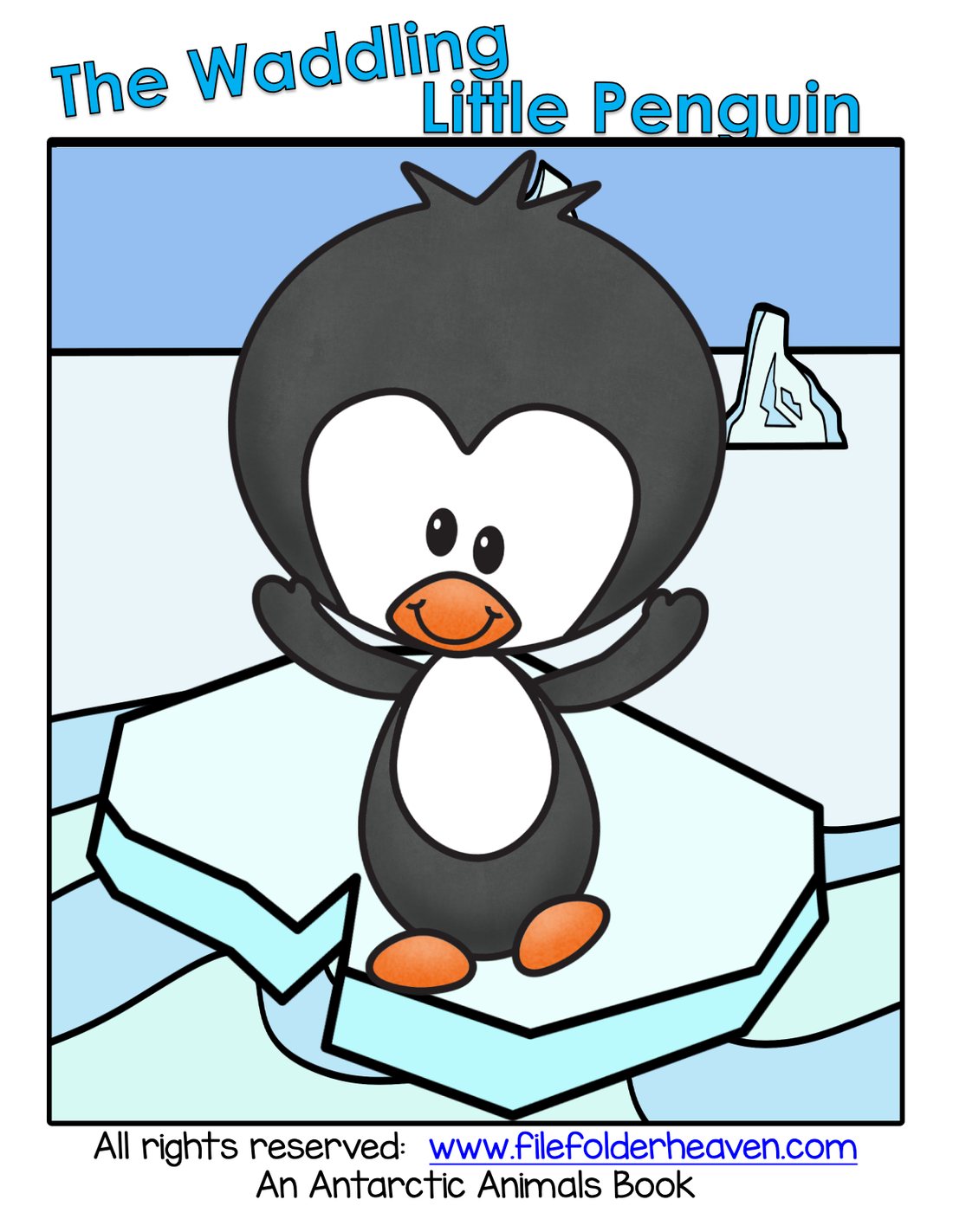 The Waddling Little Penguin interactive adapted book