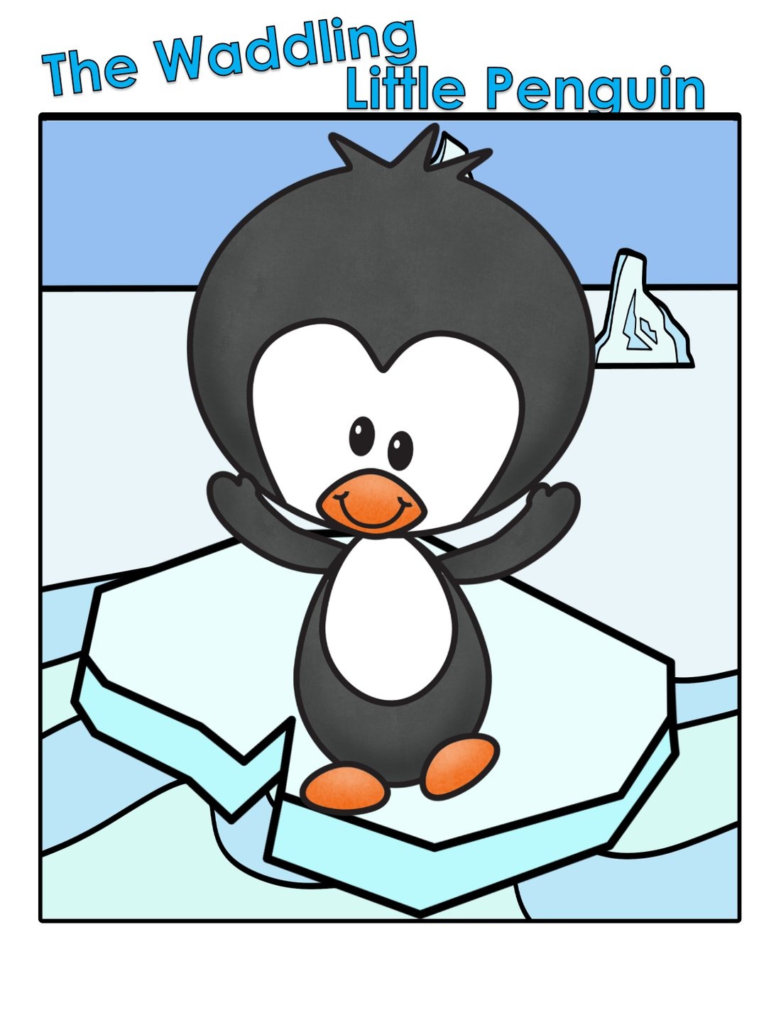 The Waddling Little Penguin interactive adapted book