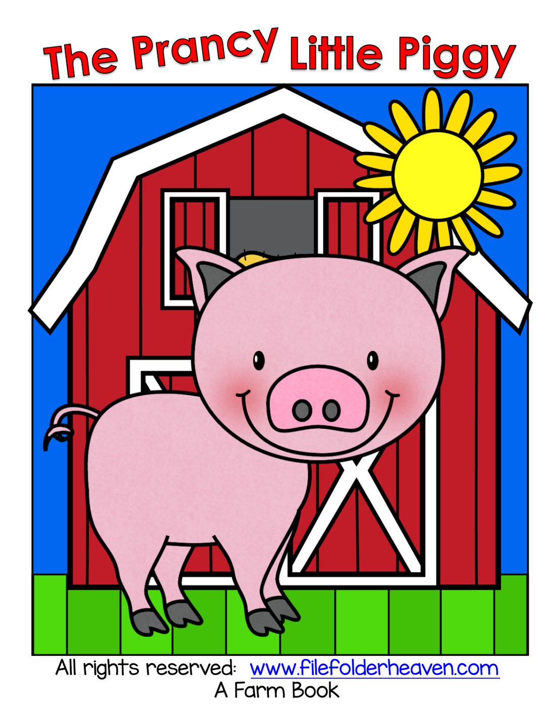 The Prancy Little Piggy interactive adapted book
