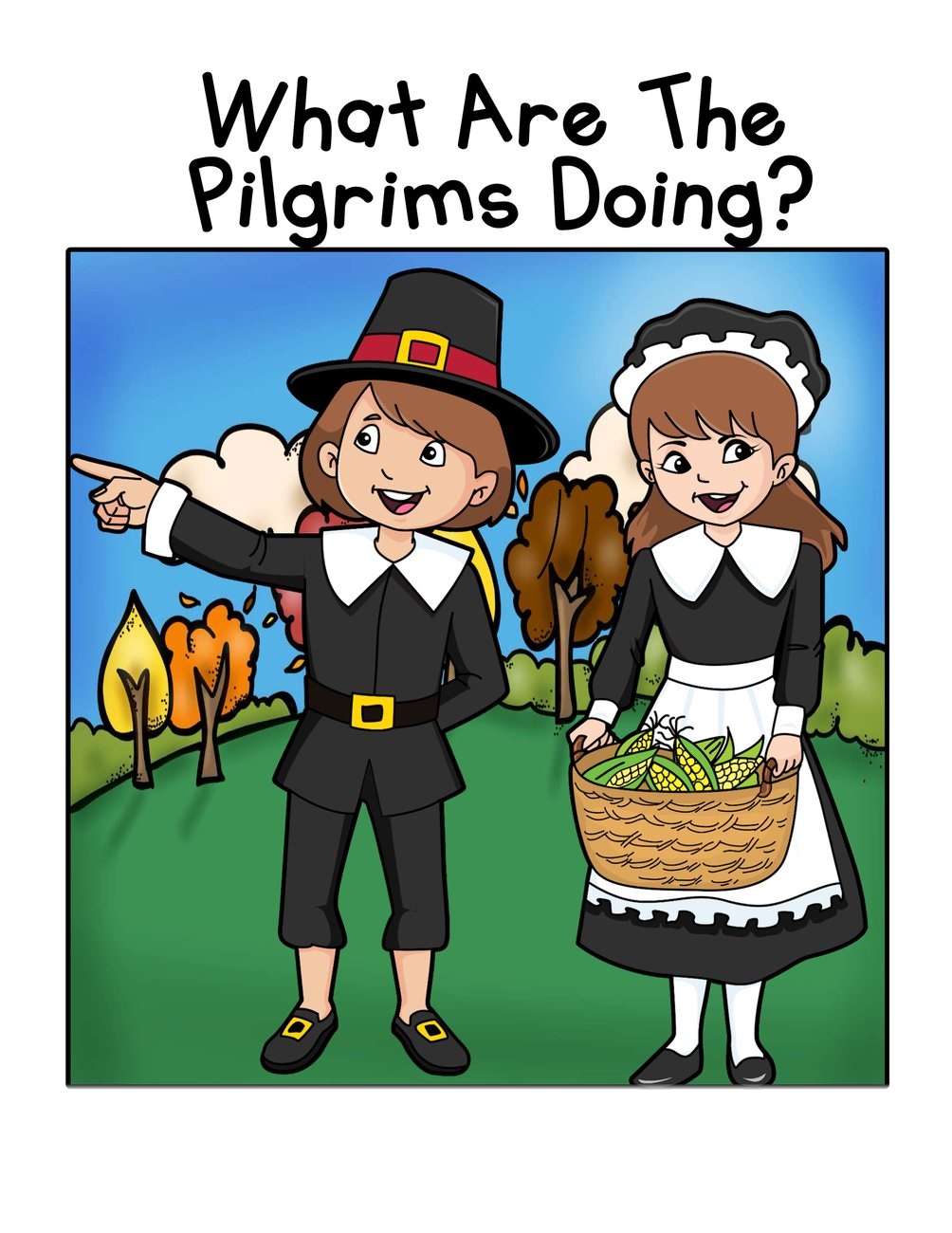 What Are The Pilgrims Doing? digital adapted book for special education