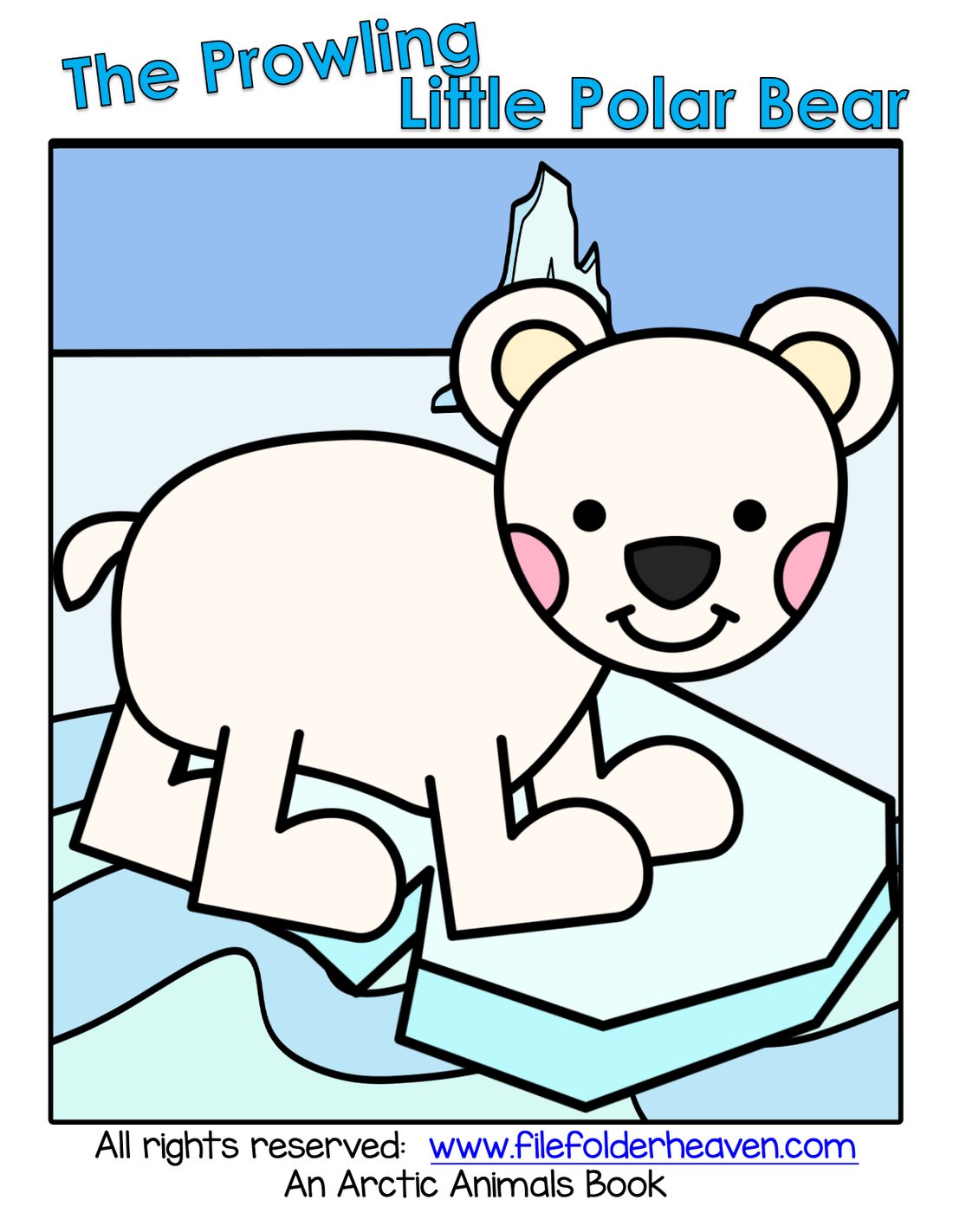 The Prowling Little Polar Bear interactive adapted book