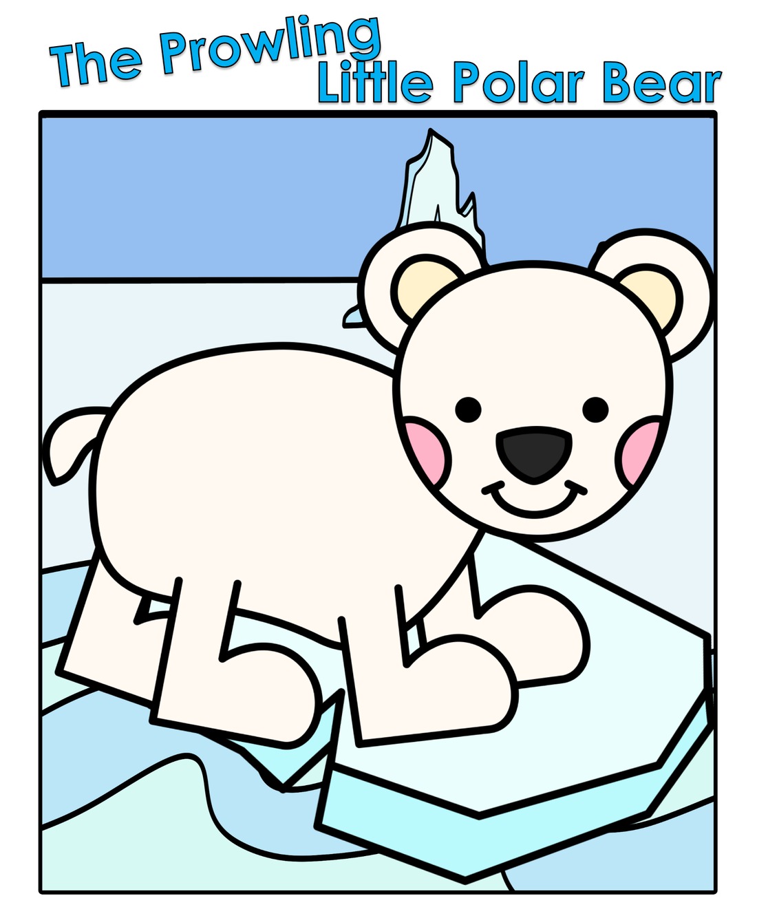 The Prowling Little Polar Bear interactive adapted book
