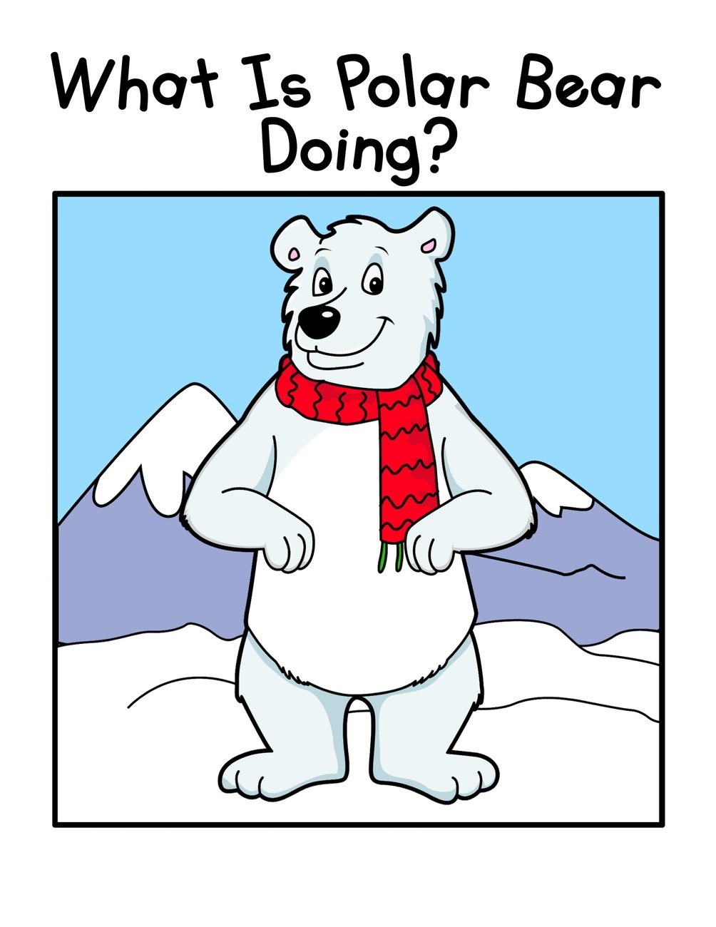 What Is Polar Bear Doing? interactive adapted book
