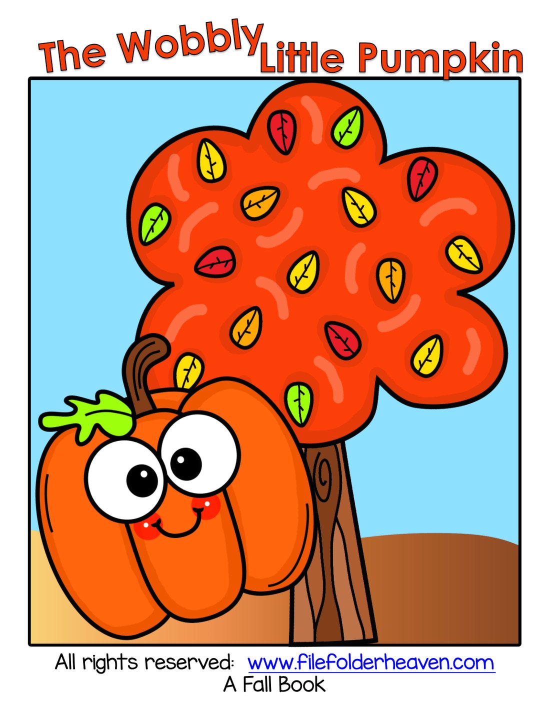The Wobbly Little Pumpkin interactive adapted book