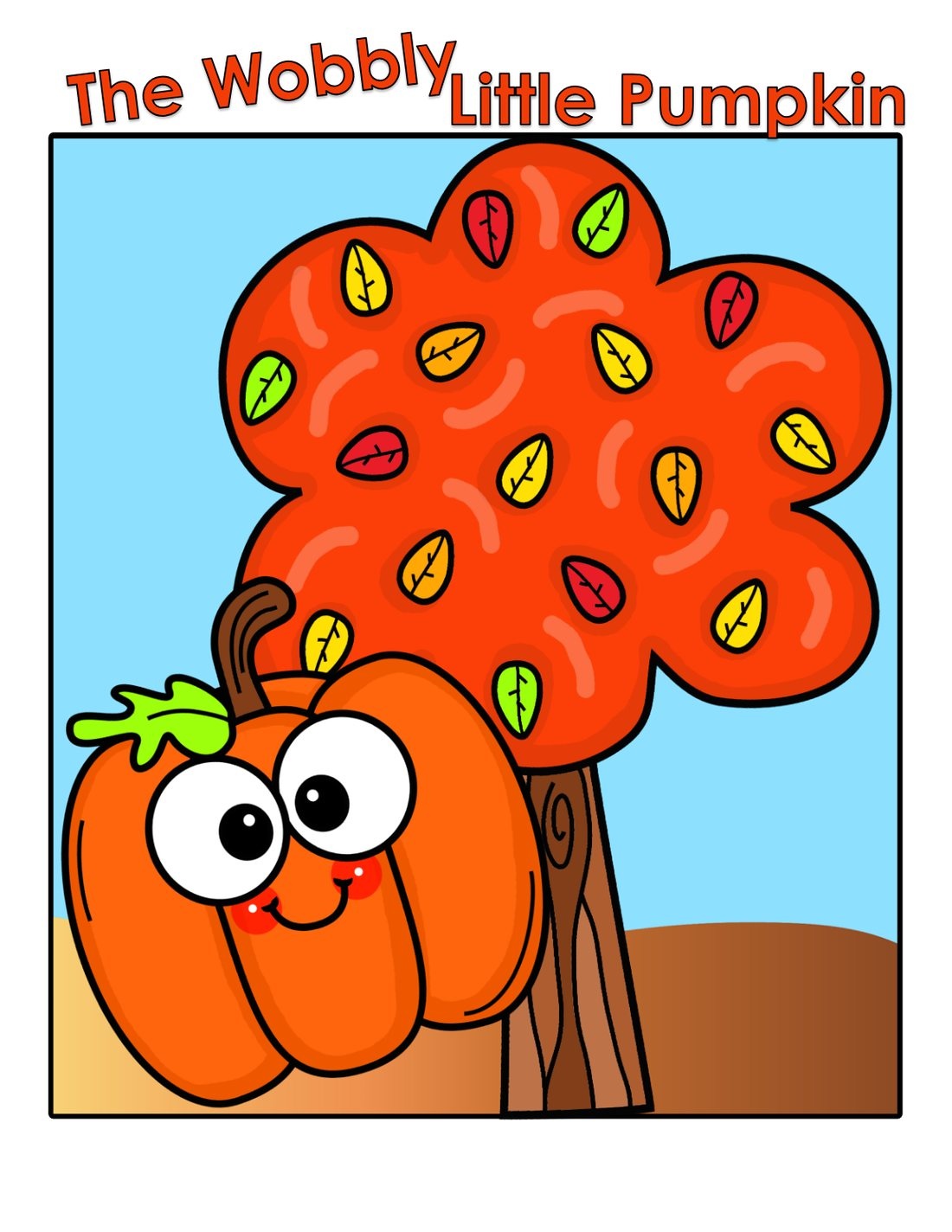 The Wobbly Little Pumpkin interactive adapted book