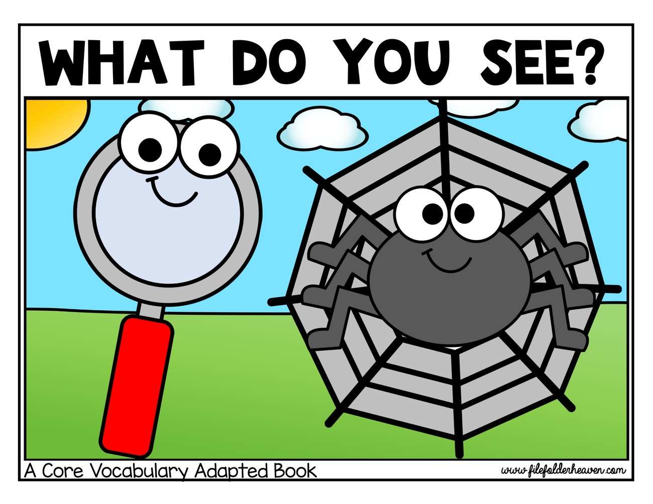 What Do You See? interactive adapted book