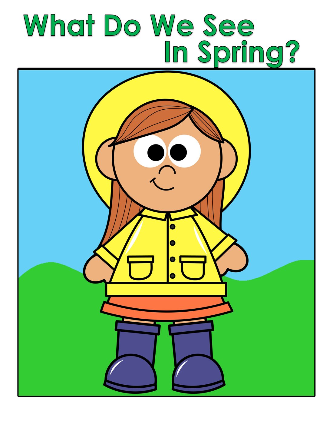 What Do We See In Spring? interactive adapted book