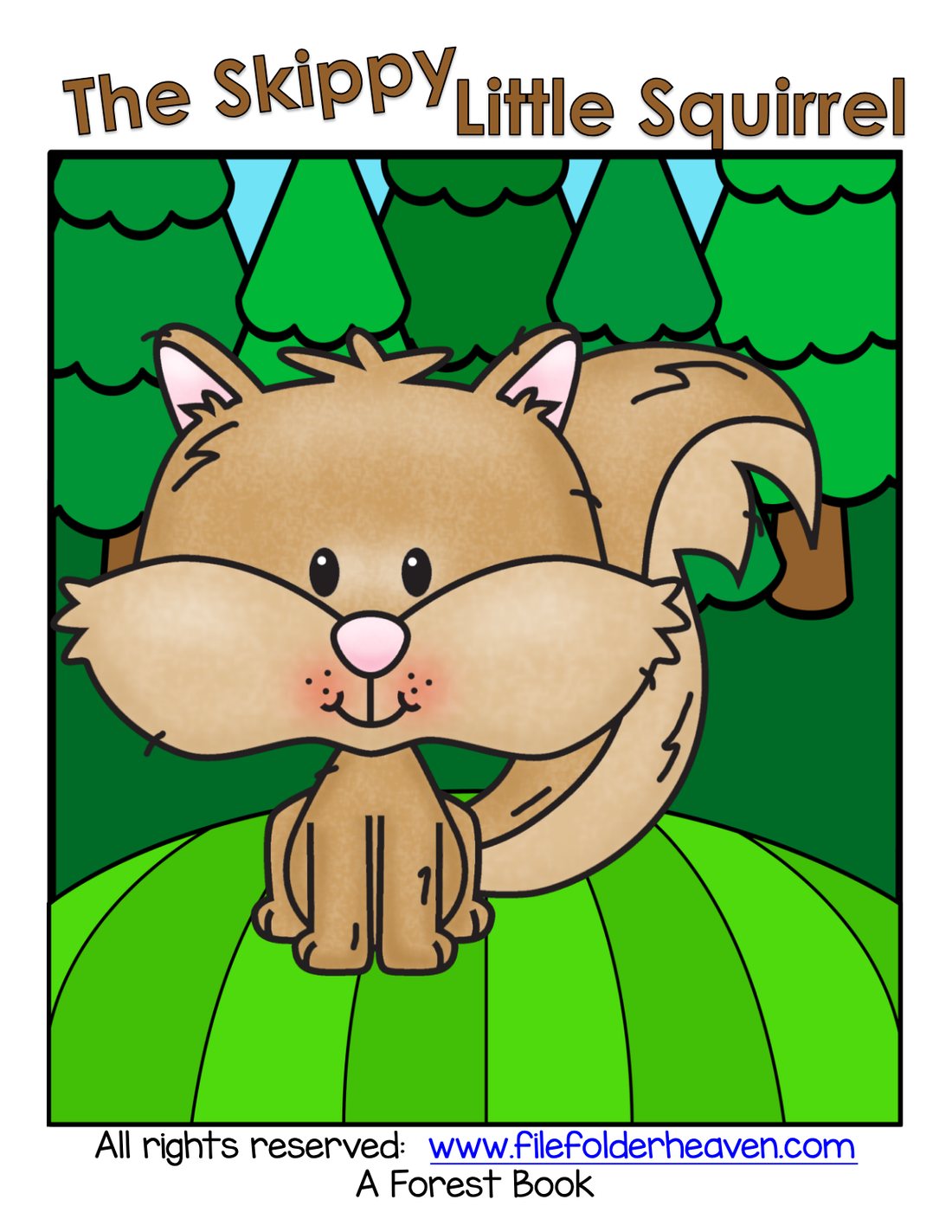 The Skippy Little Squirrel interactive adapted book