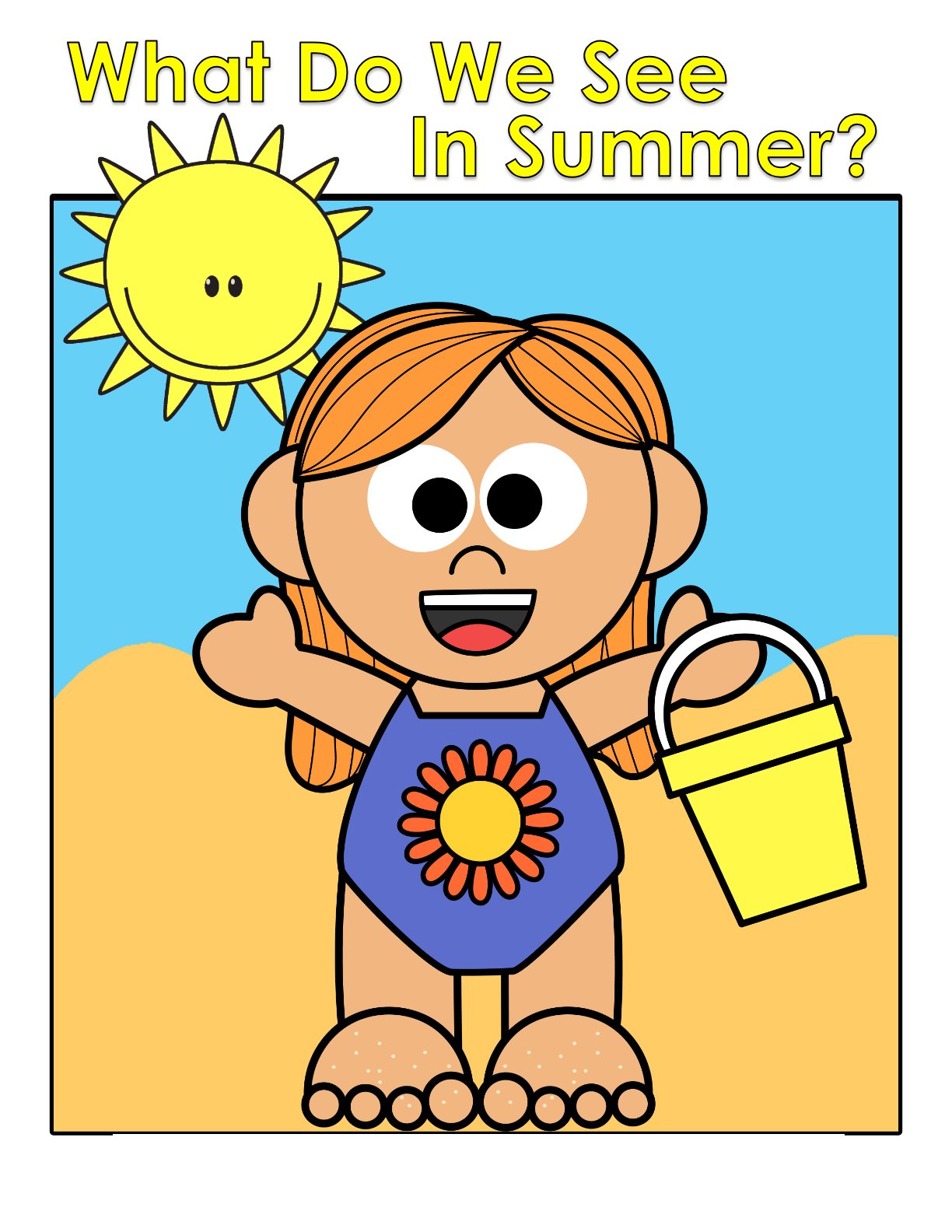 What Do We See In Summer? interactive adapted book
