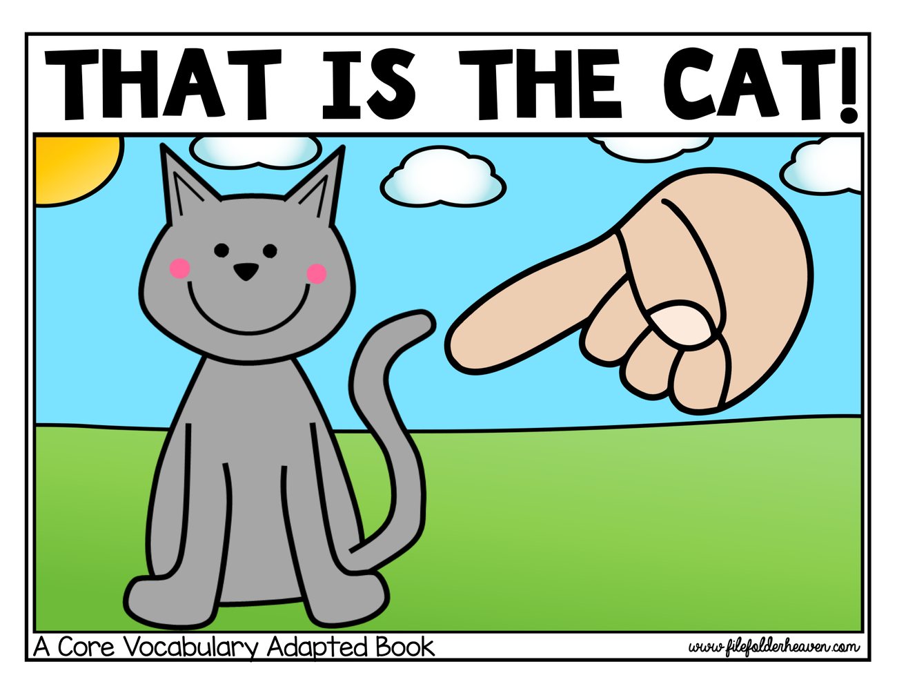 That Is The Cat! interactive adapted book
