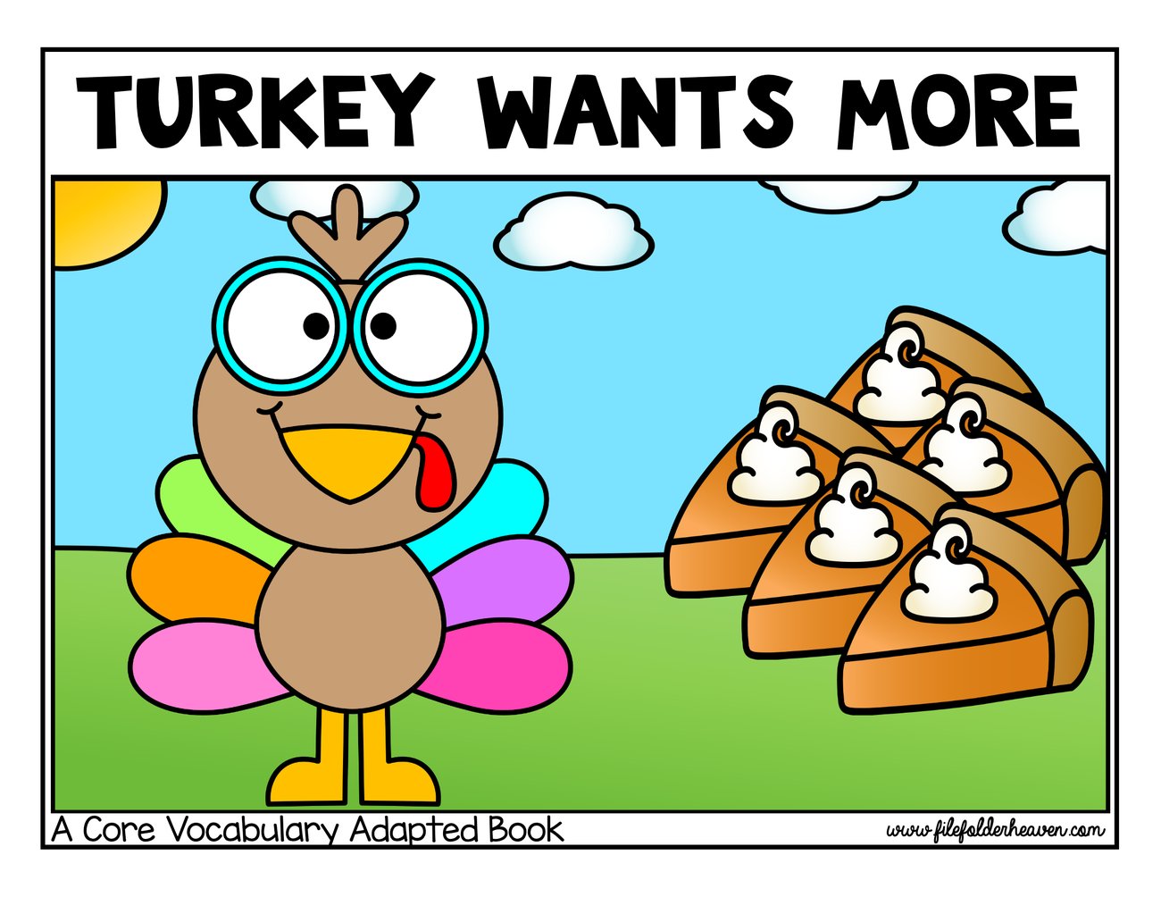 Turkey Wants More interactive adapted book