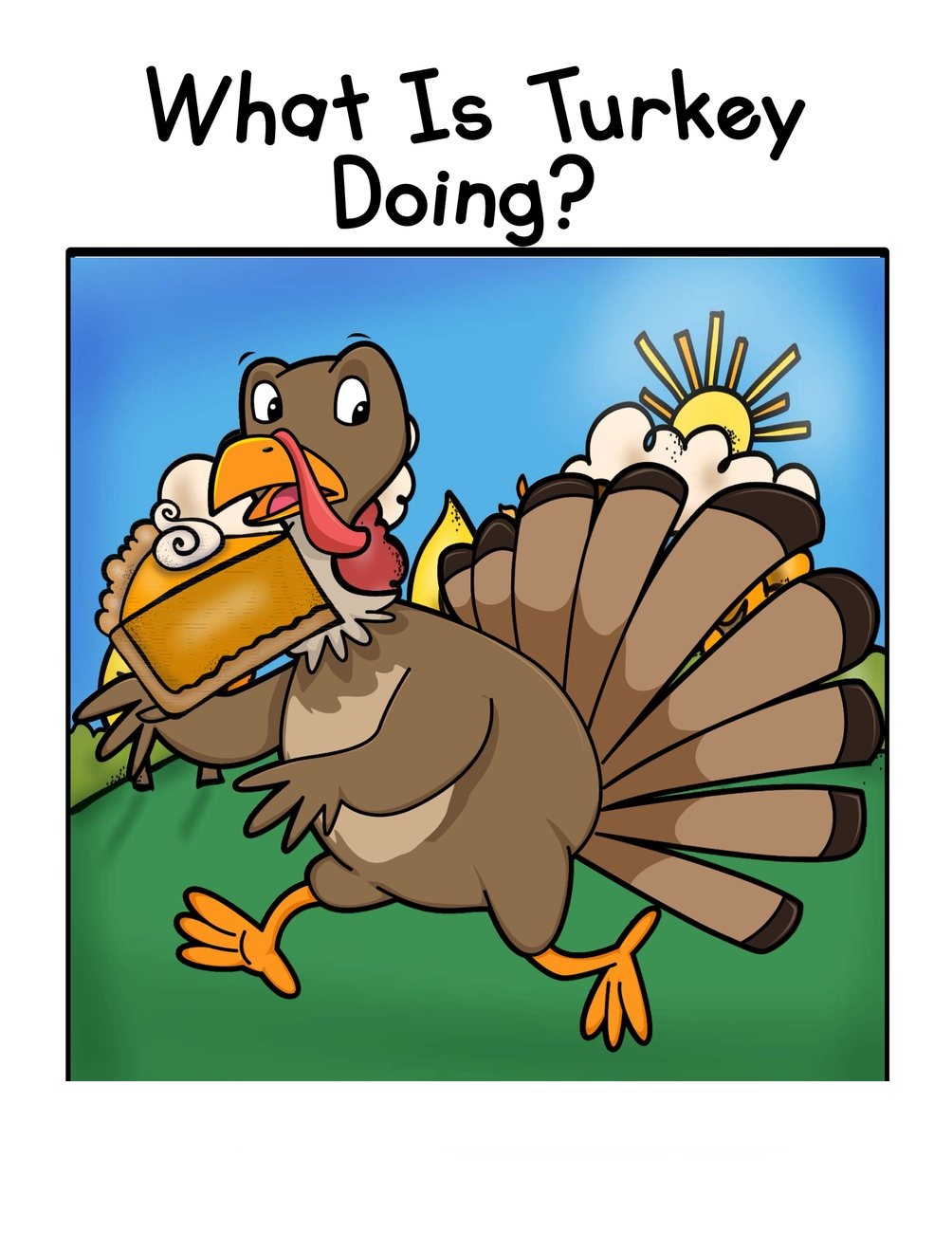 What Is Turkey Doing? digital adapted book for special education