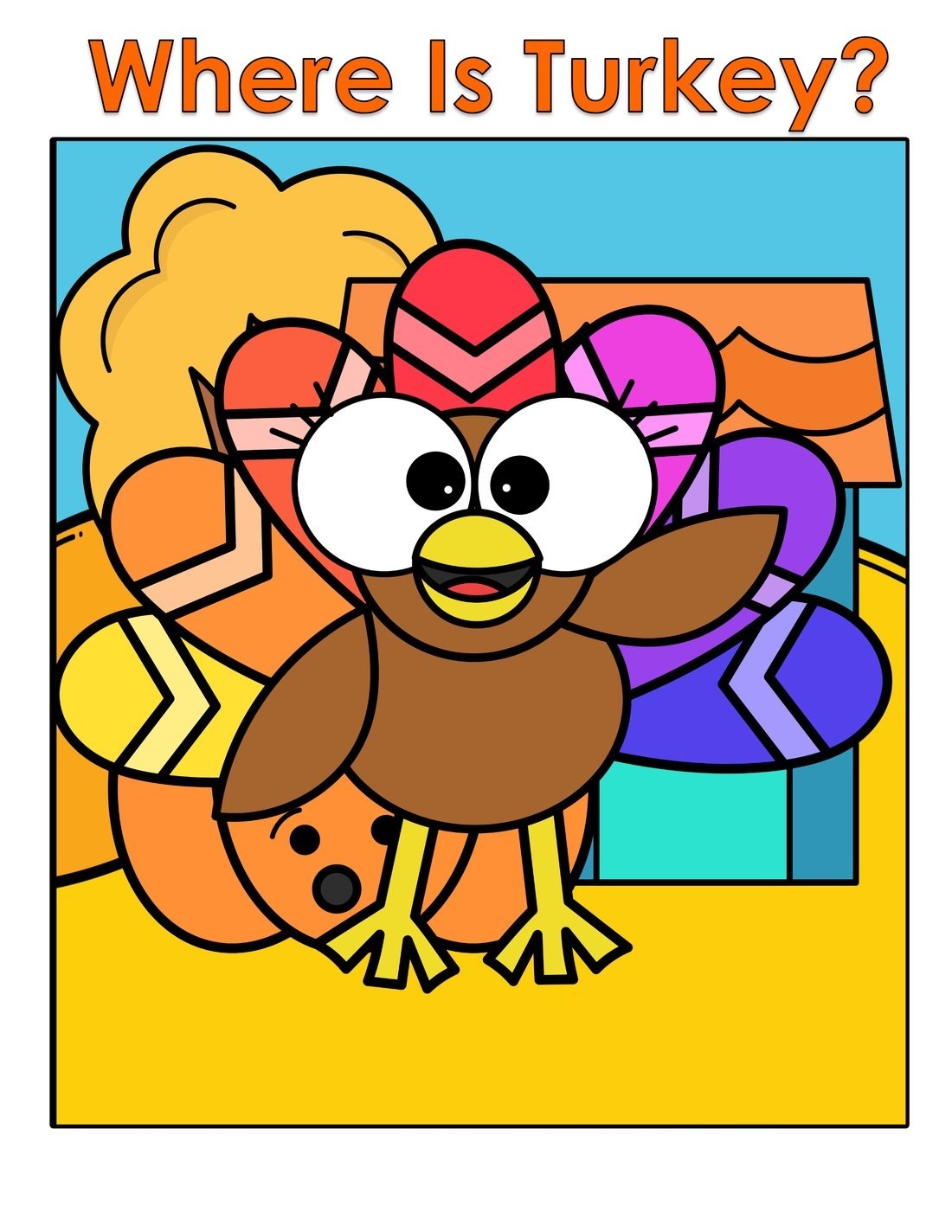Where Is Turkey? interactive adapted book